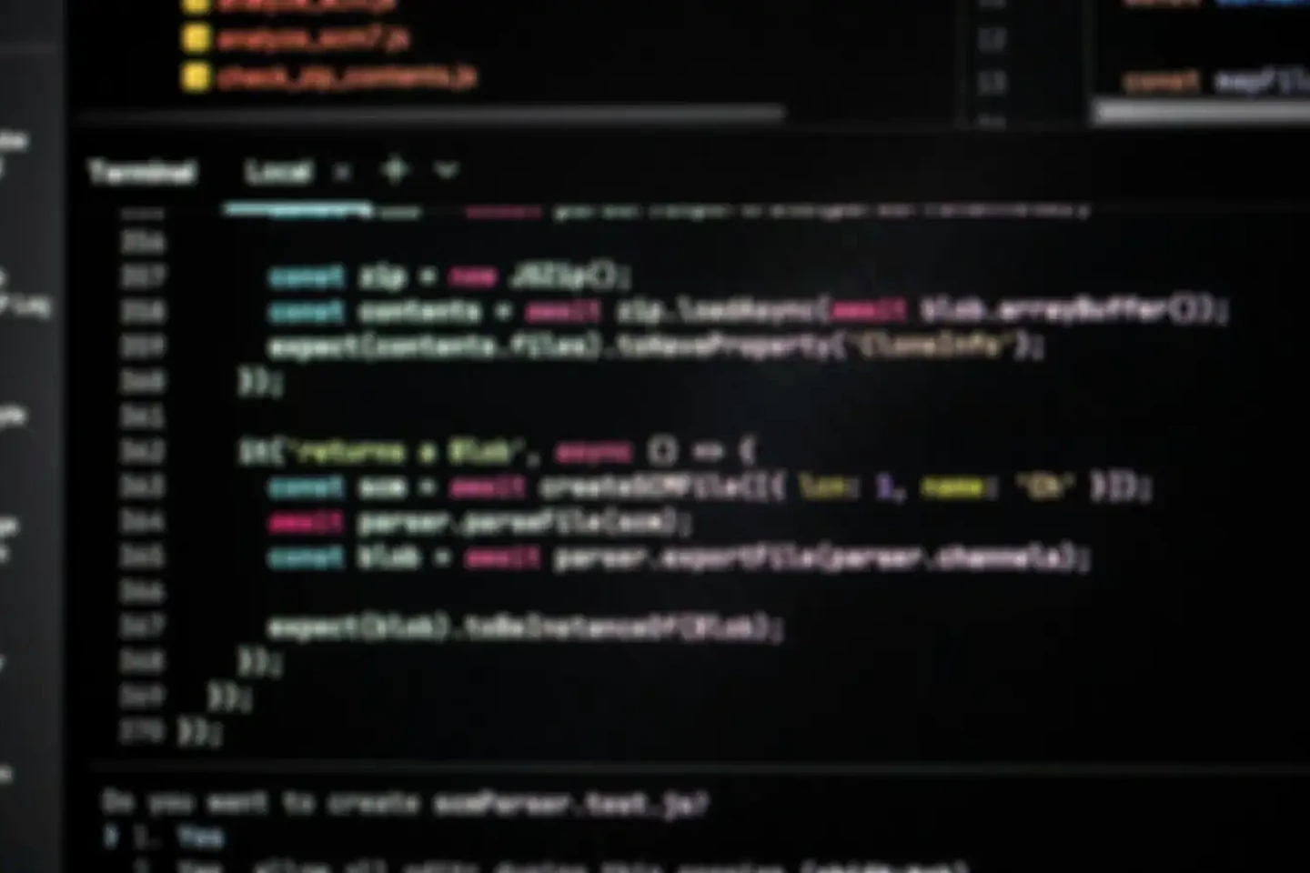A mobile application build open in a code editor at Stackvel Solutions